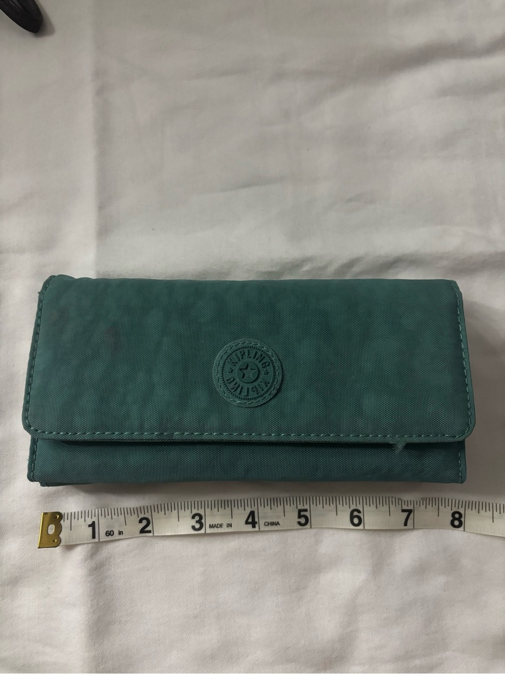 Teal Fold-Over Wallet - Women Bags
